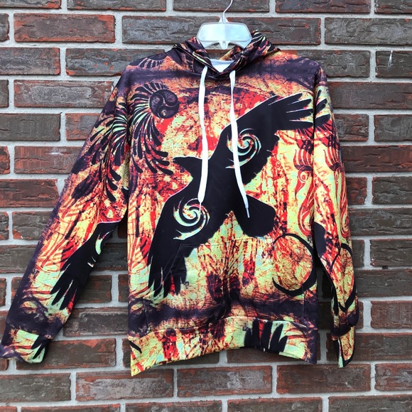 no brand found Tops - Trendy 3D Free Spirit hoodie